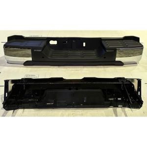 TOYOTA TUNDRA REAR STEP BUMPER ASSY W/CHROME COVER WO/BMP END (W/SENSOR)(WO/TOW HITCH) OEM#521500C040-PFM 2022-2025 PL#TO1103144