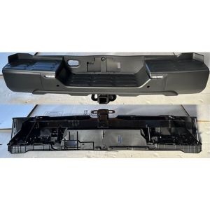 TOYOTA TUNDRA REAR STEP BUMPER ASSY W/BLACK COVER WO/BMP END (W/SENSOR)(W/TOW HITCH) OEM#521500C040-PFM 2022-2023 PL#TO1103146