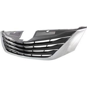 TOYOTA SIENNA GRILLE ASSY PTM/BLACK W/CHROME MLDG (LE) **CAPA** OEM#5310108020C0 2015-2017 PL#TO1200398C