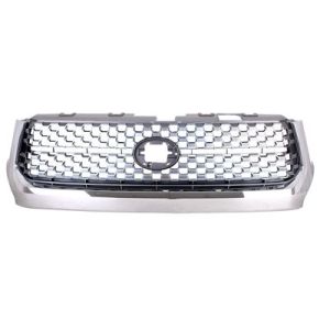 TOYOTA TUNDRA GRILLE GRAY W/CHROME FRAME (SR-5) **CAPA** OEM#531010C021 2018-2021 PL#TO1200453C