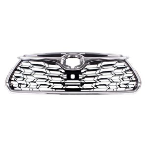 TOYOTA HIGHLANDER HYBRID  GRILLE PTD-BLACK W/CHROME MLDG (W/FRONT VIEW CAMERA)**CAPA** OEM#531010E330 2020-2024 PL#TO1200457C