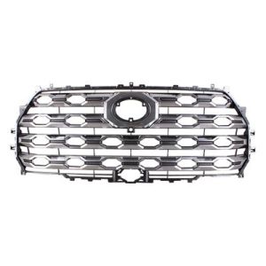 TOYOTA TUNDRA GRILLE GRAY W/SATIN-CHROME (1794 MDL/PKG)(WO/TRD PKG) OEM#531010C180 2022-2025 PL#TO1200494