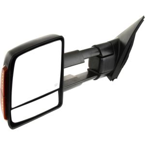 TOYOTA TUNDRA  DOOR MIRROR LEFT (Driver Side) PWR/HTD (DUAL ARM)(W/LAMP & TOWING)(TEXT) OEM#879400C221 2007-2013 PL#TO1320243