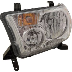 TOYOTA TUNDRA HEAD LAMP ASSEMBLY LEFT (Driver Side) (W/ AUTO LEVEL)**CAPA** OEM#811500C070 2009-2013 PL#TO2502194C