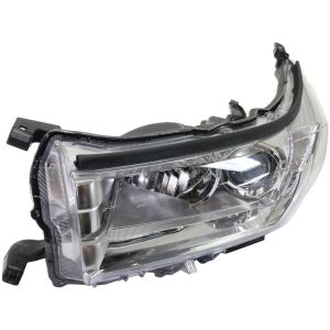 TOYOTA HIGHLANDER HYBRID HEAD LAMP ASSEMBLY LEFT (Driver Side) (W/SMOKED CHR)(WO/LED DRL)**CAPA** OEM#811500E330 2017-2019 PL#TO2502251C