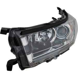 TOYOTA HIGHLANDER HYBRID HEAD LAMP ASSY LEFT (Driver Side) W/CHROME ACCENT (LIMITED)(W/LED DRL) OEM#811500E360 2017-2018 PL#TO2502258