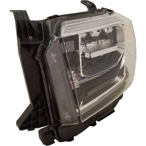 TOYOTA TUNDRA HEAD LAMP ASSY LEFT (Driver Side) (LED)(WO/SMOKED CHROME) OEM#811500C140 2018-2021 PL#TO2502262