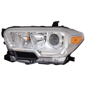 TOYOTA TACOMA  HEAD LAMP ASSY LEFT (Driver Side) (WO/LED DRL)(WO/FOG LAMP)(ALL CHROME BEZEL)(SR)**CAPA** OEM#8115004251 2019-2023 PL#TO2502284C