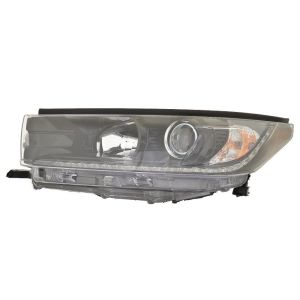 TOYOTA HIGHLANDER HEAD LAMP ASSY LEFT (Driver Side) W/BLACK ACCENT (SE)(W/LED DRL)**CAPA** OEM#811500E560 2019 PL#TO2502285C