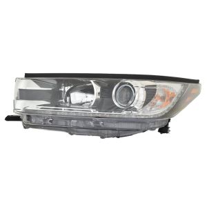 TOYOTA HIGHLANDER HEAD LAMP ASSY LEFT (Driver Side) (W/LED DRL)(W/SMOKED CHROME) **CAPA** OEM#811500E362 2019 PL#TO2502290C