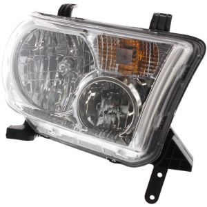 TOYOTA TUNDRA HEAD LAMP ASSY RIGHT (Passenger Side) (W/O AUTO LEVEL)**CAPA** OEM#811100C051 2007-2013 PL#TO2503171C