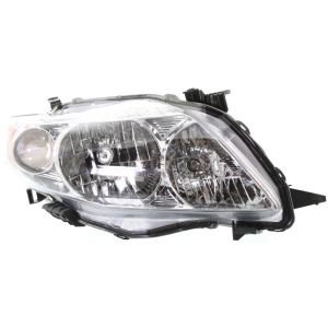 TOYOTA COROLLA/SEDAN HEAD LAMP ASSEMBLY RIGHT (Passenger Side) (Exc S/XRS MDL)(CANADA BUILT) **CAPA** OEM#8111002670 2009-2010 PL#TO2503182C