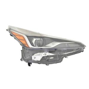 TOYOTA PRIUS HEAD LAMP RIGHT (Passenger Side) (CHROME BEZEL)(WO/ADAPTIVE HL)(W/FOG) **CAPA** OEM#8114047A00 2019-2022 PL#TO2503282C