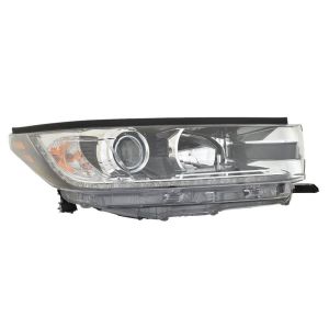 TOYOTA HIGHLANDER HYBRID HEAD LAMP ASSY RIGHT (Passenger Side) (W/LED DRL)(W/SMOKED CHROME) **CAPA** OEM#811100E362 2019 PL#TO2503290C