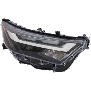TOYOTA RAV4 HEAD LAMP ASSY RIGHT (Passenger Side) (WO/LED SIGNAL)(EXC LE 22-22)(N.A. BUILT)(EXC LIMITED) OEM#811100R350 2022-2025 PL#TO2503314