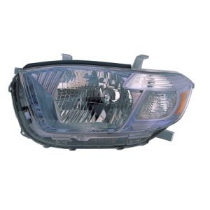 TOYOTA HIGHLANDER HYBRID HEAD LAMP UNIT LEFT (Driver Side) (NO BULB) OEM#8117048480 2008-2010 PL#TO2518117