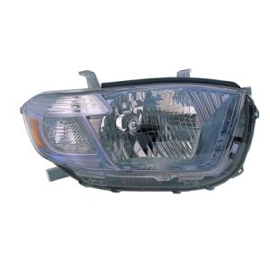 TOYOTA HIGHLANDER HYBRID HEAD LAMP UNIT RIGHT (Passenger Side) (NO BULB) OEM#8113048490 2008-2010 PL#TO2519117