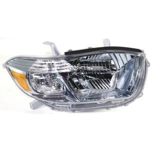 TOYOTA HIGHLANDER HYBRID HEAD LAMP UNIT RIGHT (Passenger Side) (NO BULB)**CAPA** OEM#8113048490 2008-2010 PL#TO2519117C