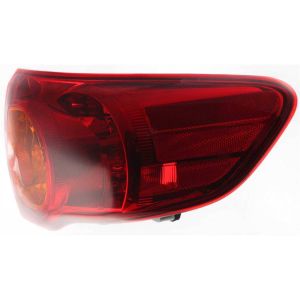 TOYOTA COROLLA/SEDAN TAIL LAMP ASSEMBLY RIGHT (Passenger Side) (EXC JAPAN BUILT)(OUTER) OEM#8155002460 2009-2010 PL#TO2801175