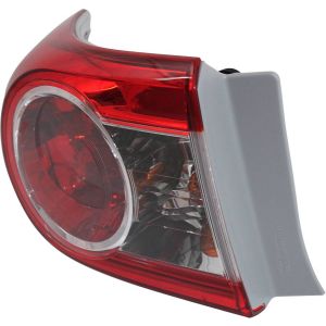 TOYOTA COROLLA/SEDAN TAIL LAMP ASSEMBLY LEFT (Driver Side) (EXC JAPAN BUILT)(OUTER) OEM#8156002580 2011-2013 PL#TO2804111