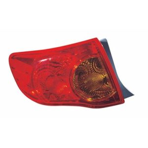 TOYOTA COROLLA/SEDAN TAIL LAMP UNIT LEFT (Driver Side) (JAPAN BUILT)(OUTER) OEM#8156112A50 2009-2010 PL#TO2804113