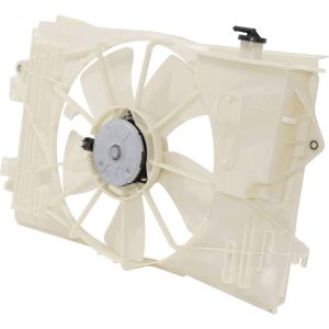 TOYOTA MATRIX RADIATOR & A/C FAN ASSEMBLY (SINGLE FAN) W/RESERVOIR TANK OEM#TO3115125 2003-2008 PL#TO3115125