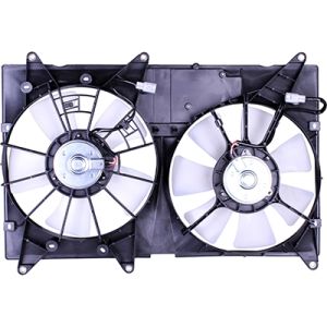 TOYOTA HIGHLANDER RADIATOR & A/C FAN ASSY (L4 W/TOW PKG)(V6 WO/TOW)(DUAL FAN) OEM#1671120120-PFM 2001-2007 PL#TO3115128