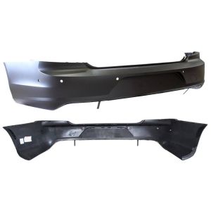 VOLVO VOLVO S90  REAR BUMPER COVER PRIMED (WO/BLIS(W/PK SENSOR)(W/PK ASSIST) OEM#400053427 2017-2021 PL#VO1100176