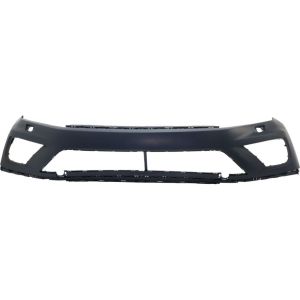 VOLKSWAGEN TOUAREG HYBRID  FRONT BUMPER COVER PRIMED (W/WASHER) OEM#7P6807221DGRU 2015 PL#VW1000231