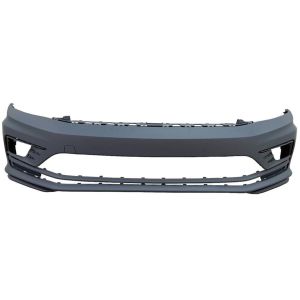 VOLKSWAGEN JETTA SEDAN  (EXC GLI) FRONT BUMPER COVER PRIMED (WO/WASHER)(WO/SENSOR)(WOLFSBURG) OEM#5C6807217ALGRU 2018 PL#VW1000242