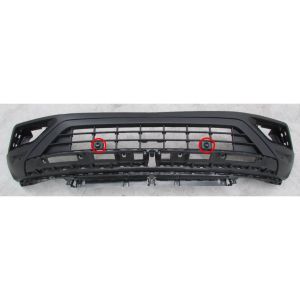 VOLKSWAGEN ATLAS  FRONT BUMPER COVER LOWER TXT-BLACK (W/2 SENSOR)(WO/CAMERA)(EXC R-LINE) OEM#3CN8059019B9 2018-2020 PL#VW1015101