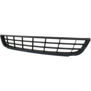 VOLKSWAGEN JETTA SEDAN (EXC GLI) FRONT BUMPER CENTER GRILLE BLACK (WO/CHR) **CAPA** OEM#5C68536779B9 2011-2014 PL#VW1036121C