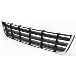 VOLKSWAGEN PASSAT FRONT BUMPER GRILLE LOWER CENTER CHR/BLK W/CHR MOLDING OEM#3C0853671C9B9 2006-2010 PL#VW1036135