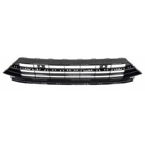 VOLKSWAGEN TIGUAN FRONT BUMPER GRILLE CENTER GLOSS-BLACK (R-LINE) OEM#5NN853677J041 2018-2021 PL#VW1036154