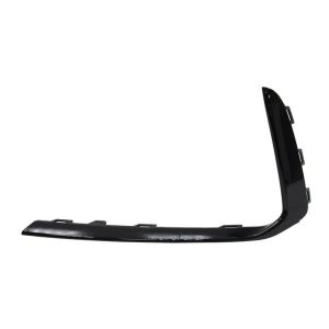 VOLKSWAGEN JETTA SEDAN (EXC GLI) FRONT BUMPER MLDG SIDE LEFT (Driver Side) (Driver Side) GLOSS-BLACK (SPORT) OEM#17A853763A041 2025-2026 PL#VW1046128