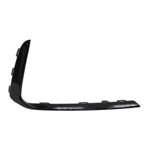 VOLKSWAGEN JETTA SEDAN (EXC GLI) FRONT BUMPER MLDG SIDE RIGHT (Passenger Side) GLOSS-BLACK (SPORT) OEM#17A853764A041 2025-2026 PL#VW1047128