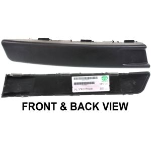 VOLKSWAGEN PASSAT  FRONT BUMPER STRIP INNER RIGHT (Passenger Side) BLACK (P/LAMP INNER FILLER) OEM#3C0807646AGRU 2006-2010 PL#VW1059100
