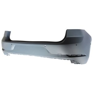 VOLKSWAGEN GOLF  REAR BUMPER COVER PRIMED (W/6 SENSOR) OEM#5GM807417AGGRU 2018-2021 PL#VW1100219