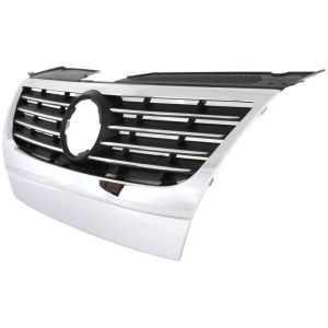 VOLKSWAGEN PASSAT GRILLE ASSEMBLY (W/CHR MLDG)(W/O SENSOR) OEM#3C0853651EPWF 2006-2010 PL#VW1200142