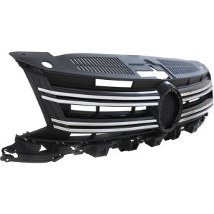 VOLKSWAGEN TIGUAN / TIGUAN LIMITED GRILLE ASSEMBLY CHR/BLK **CAPA** OEM#5N0853651J9B9 2012-2018 PL#VW1200160C