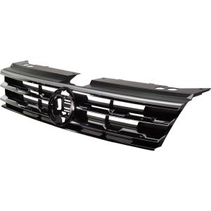 VOLKSWAGEN TIGUAN  GRILLE BLACK W/CHROME MLDG (W/COLLISION WARNING)(EXC R-LINE) OEM#5NN853651DZLL 2018-2021 PL#VW1200172