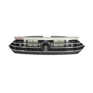 VOLKSWAGEN JETTA SEDAN (EXC GLI) GRILLE ASSY CHROME/BLACK W/CHROME UPPER MLDG (EXC R-LINE)**CAPA** OEM#17A853651RIDJ 2019-2021 PL#VW1200173C