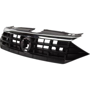 VOLKSWAGEN JETTA SEDAN  (EXC GLI) GRILLE ASSY BLACK W/CHROME UPPER MLDG (R-LINE)**CAPA** OEM#17A853651LLDB 2019-2021 PL#VW1200175C