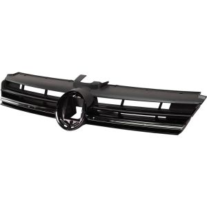VOLKSWAGEN GOLF SPORTWAGON  GRILLE ASSY CHROME/BLACK OEM#5GM853651AFZLL 2018 PL#VW1200176