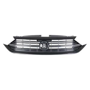 VOLKSWAGEN GLI GRILLE BLACK W/UPPER BLACK MLDG (SPORT) **CAPA** OEM#17A853651ALLDB 2022-2023 PL#VW1200185C