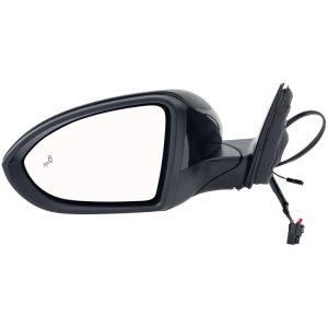 VOLKSWAGEN JETTA SEDAN (EXC GLI) DOOR MIRROR LEFT (Driver Side) PWR/HTD (W/BSD) OEM#17A857507AL9B9-PFM 2019-2024 PL#VW1320182