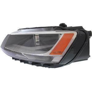 VOLKSWAGEN JETTA HYBRID HEAD LAMP ASSEMBLY LEFT (Driver Side) (HALOGEN) **CAPA** OEM#5C7941005 2013-2016 PL#VW2502146C