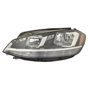 VOLKSWAGEN GOLF ALLTRACK  HEAD LAMP ASSY LEFT (Driver Side) (HALOGEN) **CAPA** OEM#5GM941005E 2018-2019 PL#VW2502176C