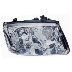 VOLKSWAGEN JETTA (GEN 4) HEAD LAMP ASSEMBLY RIGHT (Passenger Side) (W/O FOG)(CHR BEZEL)(W/CLEAR SIGNAL LENS) OEM#1J5941018AJ 1999-2002 PL#VW2503115