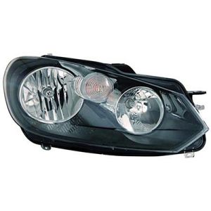 VOLKSWAGEN GOLF R (2/4DOORS) (Center Exhaust) HEAD LAMP ASSEMBLY RIGHT (Passenger Side) (HALOGEN)**CAPA** OEM#5K0941006C 2012-2013 PL#VW2503144C